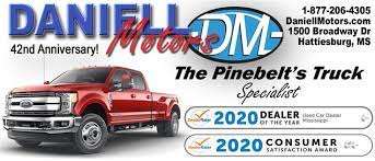 With nine approved ford dealerships located across southern england, foray motor group can help you find the new ford car or van that's right for you. Used Cars Hattiesburg Ms Used Cars Trucks Ms Daniell Motors