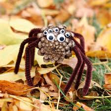 I planned this spider craft to be for preschoolers to make (with a bit of help from an adult) but obviously other age groups can still make it too! Pine Cone Spiders A Halloween Nature Craft For Kids