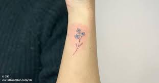 Simple forget me not flowers tattoo flower tattoo meanings tiny. Forget Me Not Tattoo On The Wrist
