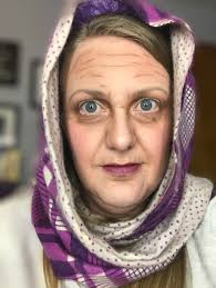 Granny Makeup Tutorial Granny Makeup Halloween Old Lady Makeup Photo By Nicole Brawley On Fac Old Lady Makeup Old Lady Halloween Costume Halloween Women Makeup