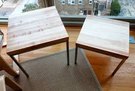 Klassy Butcherblock Tops For Klubbo Tables Ikea Hackers Butcher Block Tables Block Table Table