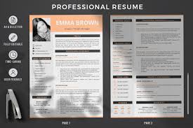 Adobe premiere pro minimum requirements. Modern Cv Template With Picture For Microsoft Word And Pages And Matching Cover Letter References In Resume Templates On Yellow Images Creative Store