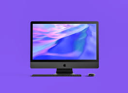 Free 5k Black Apple Imac Pro Mockup Psd Good Mockups Imac Black Apple Mockup