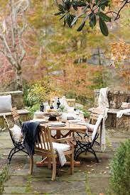 Pin By Cassandre Et Quentin On Bed Breakfast Outdoor Dining Wooden Garden Furniture Outdoor Rooms