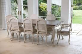 Pretty french country style dining chairs entirely crafted of wood with a natural finish in beige shades. Louis French Extendable Dining Table Crown French Furniture