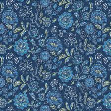 Maybe you would like to learn more about one of these? Tropez Floral By Albany Dark Blue Wallpaper Wallpaper Direct