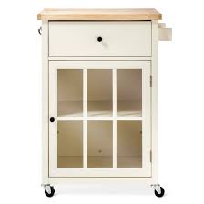The Threshold Amp 153 Windham Wood Top Kitchen Cart Has Two Adjustable Shelves Hardware Towel Bar And Kitchen Tops Adjustable Shelving Kitchen Storage Cart