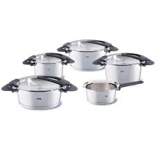 Fissler Topfset Intensa 5 Teilig Edelstahl Kochtopf Set Kochtopfe Induktion Gas Elektro Ceran Griffe Schwarz 016 118 Kochtopf Set Edelstahl Kochtopf