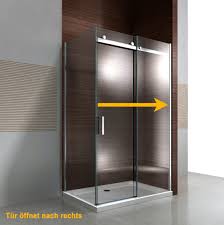 Glas duschwand duschkabine duschabtrennung dusche. Duschkabine Nano 8mm Echtglas Ex806 Schiebetur 90 X 140 X 195 Cm
