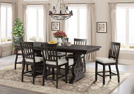 Cal dining table, walnut, white, 59, wood, metal by nuevo. Stone Counter Height Dining Room Set Elements Furniture Furniture Cart