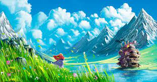 Check spelling or type a new query. Game Digital Wallpaper Studio Ghibli Howl S Moving Castle Mountains Anime Landscape 108 Howls Moving Castle Wallpaper Howls Moving Castle Digital Wallpaper