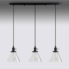Permo Vintage Rustic Industrial 3lights Kitchen Island Chandelier Triple 3 Heads Pendant Hanging Ceiling L Kitchen Island Chandelier Chandelier Shades Lighting
