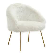 Inspired Home Faux Fur Fred Chair Bed Bath Beyond White Fluffy Chair Fluffy Chair Girl Bedroom Decor