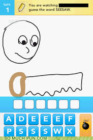 As one end goes up, the other goes down. See Saw Puns Pun Pictures