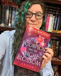 The Scorpion and the night blossom review! This is out March 4th, thanks  @getunderlined for the arc! The finished copies will have sprayed edges!  Swipe for some Milo photos! Synopsis- Nine years