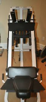 Home Gym Leg Press Parabody Serious Steel Exercise Machine With Plates Ebay