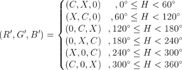 That equates to a hue step of 1.4°, which produces a difference of 4 bits per colour component (8 in total in an animation) in rgb space. Hsv To Rgb Conversion Color Conversion