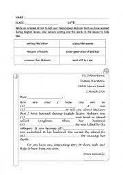 Other sets by this creator. Writing Mahsuri Legend Esl Worksheet By Meow Syafiqa