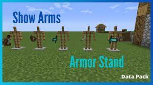 To create a minecraft armor stand you'll need the below items. Show Arms Armor Stand Minecraft Data Pack