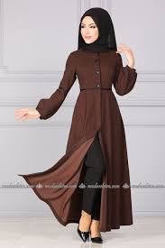 Modaselvim Kislik Ferace Deri Biyeli Kislik Ferace 5270ay342 Taba Muslim Fashion Hijab Outfits Classy Dress Outfits Muslimah Dress