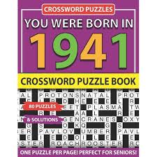We continue to deliver most orders to the contiguous u.s. Crossword Puzzle Book You Were Born In 1941 Crossword Puzzles For Adults And Seniors Paperback Large Print Walmart Com Walmart Com