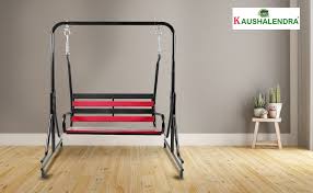2 seater wooden hand carved swing. Kaushalendra Swing Indoor Outdoor Jhula For Home With Stand 300 Kg Capacity Iron Swing Amazon In Furniture