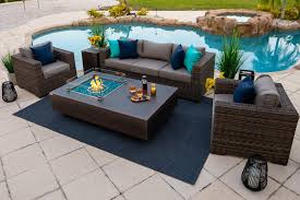 Maybe you would like to learn more about one of these? 65 Rectangular Outdoor Propane Gas Fire Pit Table In Brown Shop4patio Com