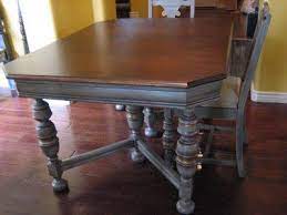 European Paint Finishes May 2009 Antique Dining Tables Antique Dining Room Table Dining Room Table Makeover