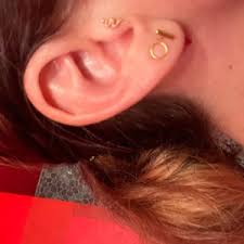 Open Circle Earrings Minimalist Earrings Circle Earrings Dainty Earrings  Open Circle Stud Earrings