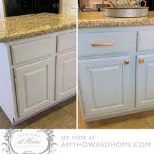 Amy Howard Home On Instagram All It Took Was Some French Blue One Step Paint Stained Kitchen Cabinets Kitchen Cabinets Pictures Chalk Paint Kitchen Cabinets