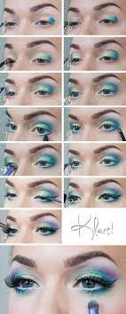 Mermaid Costume Tutorialdespite The Tremendous Amount Of Creative Unique And Out There Diy Costumes On Pinterest Mermaid Eye Makeup Eye Makeup Mermaid Makeup