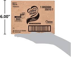 Check spelling or type a new query. Buy Coffee Mate Coffee Creamer Original Liquid Creamer Singles Non Dairy No Refrigeration Box Of 360 Online In Hungary B00451zjb0