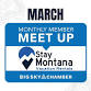 March Monthly Member Meet Up event in Gallatin Gateway, MT