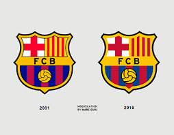 Barcelona traditionally play in dark shades of blue and red stripes, leading to the nickname blaugrana. F C Barcelona Projects Photos Videos Logos Illustrations And Branding On Behance