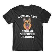 World's Best German Shepherd Grandma Dog Graphic T-shirt - Etsy Ireland