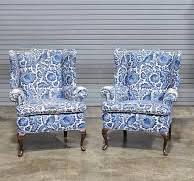 Blue Queen Anne Antique Chairs for sale | eBay
