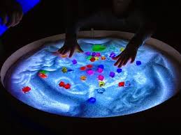 Kodo Kids Light Lab Round Color Changing Light Table Color Changing Lights Light Table Kids Lab