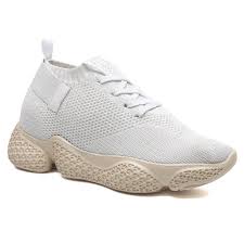 Free shipping both ways on skechers, sneakers & athletic shoes, women from our vast selection of styles. Women Elevator Sneakers Height Increasing Shoes Chunky Sneaker White Knit Shoes Womens 7 Cm
