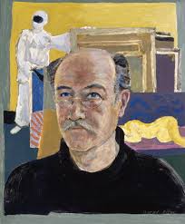 A Self-Portrait with Pierrot and Nude