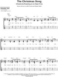 See more ideas about ukulele, ukulele songs, christmas ukulele. Mel Torme The Christmas Song Chestnuts Roasting On An Open Fire Ukulele Tab In F Major Download Print Sku Mn0126969