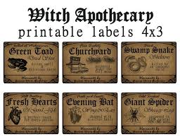 Officemax inkjet labels template 86110. Potion Bottle Labels Printable Halloween Potion Labels Etsy
