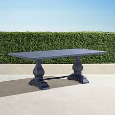 Let me show you how to make your own modern patio table. Rectangular Outdoor Dining Table Frontgate