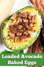 Keto Breakfast Loaded Avocado Baked Eggs Recipe Baked Avocado Avocado Egg Bake Keto Breakfast