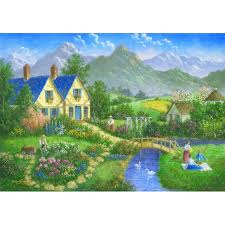 Grafika is a record brand! Puzzle Having A Nice Day Grafika T 00955 1500 Pieces Jigsaw Puzzles Mountains Jigsaw Puzzle