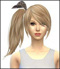 Simista Kijiko Side Ponytail Retexture Sims 4 Downloads