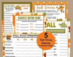 Do you like this season? Fall Games Etsy