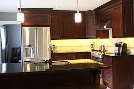 More images for crown molding stained » Classic Maple Kitchen Stained Crown Molding Under Cabinet Light And Double Sink On The Island Joseph Kitchen Bath