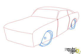Let's start by sketching an oval shape head with its two little ears. How To Draw A Ford Mustang Drawingnow