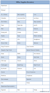 How To Make A Simple Inventory Spreadsheet In 2020 Office Supplies Checklist Office Supplies List Office Organization At Work
