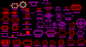 Spend more time designing, and less time drawing!we are dedicated to be the best cad resource for architects,interior designer and landscape. Blocks Of Tables In Autocad Download Cad Free 213 34 Kb Bibliocad